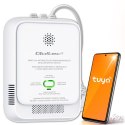 Qoltec Certyfikowany Czujnik 2w1 wycieku gazu ziemnego i tlenku węgla (czadu) | detektor CH4 | CO | NG | Tuya | Wi-Fi | alarm 85