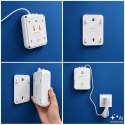 Qoltec Certyfikowany Czujnik 2w1 wycieku gazu ziemnego i tlenku węgla (czadu) | detektor CH4 | CO | NG | Tuya | Wi-Fi | alarm 85