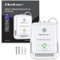 Qoltec Certyfikowany Czujnik tlenku węgla (czadu) | detektor CO | alarm 85dB | LED