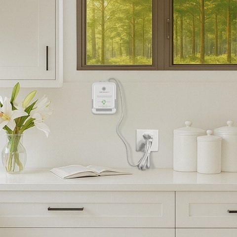 Qoltec Certyfikowany Czujnik wycieku gazu Propan-Butan | detektor LPG | alarm 85dB | LED