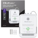 Qoltec Certyfikowany Czujnik wycieku gazu Propan-Butan | detektor LPG | alarm 85dB | LED