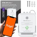 Qoltec Certyfikowany Czujnik wycieku gazu ziemnego | detektor CH4 | NG | Tuya | Wi-Fi | alarm 85dB | LED