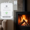 Qoltec Certyfikowany Czujnik wycieku gazu ziemnego | detektor CH4 | NG | alarm 85dB | LED