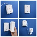 Qoltec Certyfikowany Czujnik wycieku gazu ziemnego | detektor CH4 | NG | alarm 85dB | LED