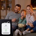 Qoltec Certyfikowany Czujnik wycieku gazu ziemnego | detektor CH4 | NG | alarm 85dB | LED