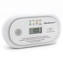 Qoltec Certyfikowany bezprzewodowy Czujnik tlenku węgla (czadu) | detektor CO | żywotność sensora 10 lat | alarm 85dB | LCD | Di