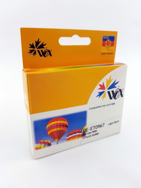 Tusz Wox Light Black EPSON T0967 zamiennik C13T09674010 Tusz Wox Light Black EPSON T0967 zamiennik C13T09674010