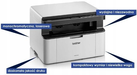 Urządzenie wielofunkcyjne laserowe BROTHER DCP-1510E + 3 dodatkowe tonery ! Urządzenie wielofunkcyjne laserowe BROTHER DCP-1510E + 3 dodatkowe tonery !