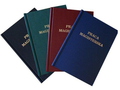 Okładki kanałowe Opus Praca Magisterska /AA Granat Okładki kanałowe Opus Praca Magisterska /AA Granat