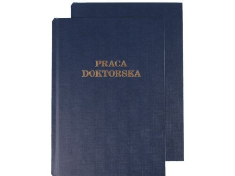 Okładki kanałowe Opus Praca Doktorska /E Granatowe Okładki kanałowe Opus Praca Doktorska /E Granatowe
