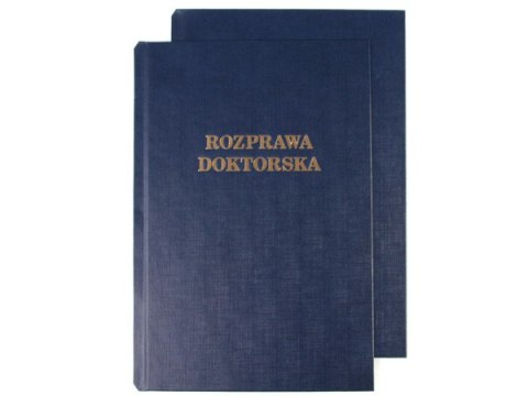 Okładki kanałowe Opus Rozprawa Doktorska /C Granat Okładki kanałowe Opus Rozprawa Doktorska /C Granat