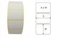 Etykiety termiczne 80x50mm Premium /500 szt