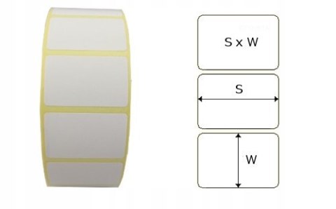 Etykiety termiczne 80x50mm Premium /500 szt Etykiety termiczne 80x50mm Premium /500 szt