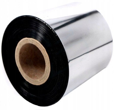 Taśma termotransferowa 60x300 kalka woskowa do etykiet papierowych np Zebra Taśma termotransferowa 60x300 kalka woskowa do etykiet papierowych np Zebra