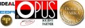 Grzbiety do bindowania Opus O.Comb Super 10mm op. 100 szt Zielone