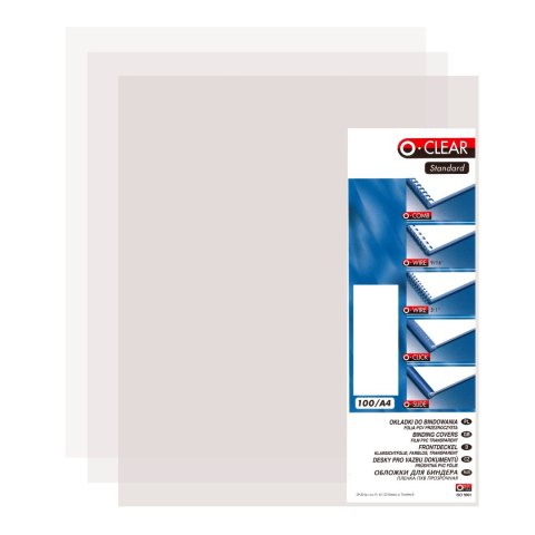 Okładki przezroczyste grube 200mic Opus Clear Standard Premium Okładki przezroczyste grube 200mic Opus Clear Standard Premium