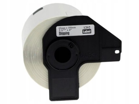 Etykiety do Brother DK-11202 62mx102mm Białe. Kompletne z uchwytem Etykiety do Brother DK-11202 62mx102mm Białe. Kompletne z uchwytem