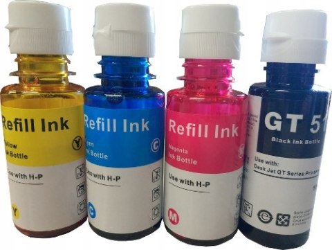 4x Tusz GT51 XL, HP GT52 XL HP INK TANK 315 410