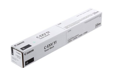 Oryginalny Toner Black Canon ADV iR-C5535, iR-C5540, iR-C5550, iR-C5560 (C-EXV51BK, CEXV51BK, 0481C002) Oryginalny Toner Black Canon ADV iR-C5535, iR-C5540, iR-C5550, iR-C5560 (C-EXV51BK, CEXV51BK, 0481C002)