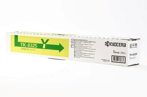 Oryginalny Toner Yellow Kyocera 2551ci (TK8325Y, TK-8325Y, 1T02NPANL0) Oryginalny Toner Yellow Kyocera 2551ci (TK8325Y, TK-8325Y, 1T02NPANL0)