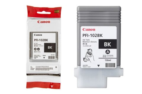 Oryginalny Tusz Black Canon PFI-102BK, PFI102BK (0895B001) Oryginalny Tusz Black Canon PFI-102BK, PFI102BK (0895B001)