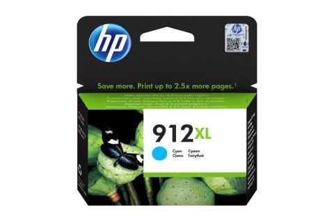 Oryginalny Tusz Cyan HP 912XL (3YL81AE) Oryginalny Tusz Cyan HP 912XL (3YL81AE)