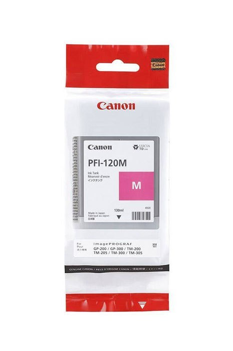 Oryginalny Tusz Magenta Canon PFI-120M, PFI120M (2887C001) Oryginalny Tusz Magenta Canon PFI-120M, PFI120M (2887C001)