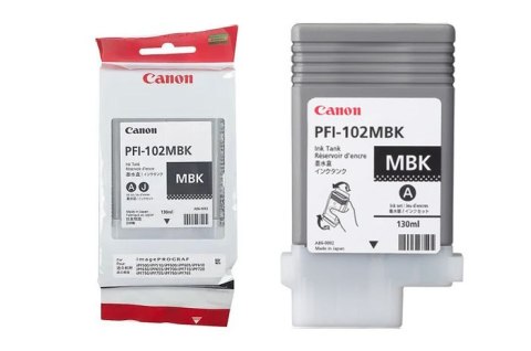Oryginalny Tusz Matte Black Canon PFI-102MBK, PFI102MBK (0894B001) Oryginalny Tusz Matte Black Canon PFI-102MBK, PFI102MBK (0894B001)