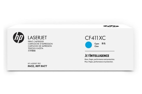 Oryginalny Toner Cyan HP Color LaserJet Pro M377, M452, M477 (410XC CF411XC), kompatybilne z CF411X Oryginalny Toner Cyan HP Color LaserJet Pro M377, M452, M477 (410XC CF411XC), kompatybilne z CF411X