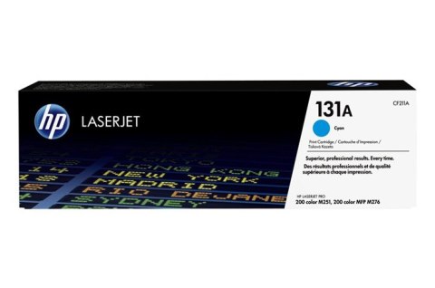Oryginalny Toner Cyan HP LaserJet Pro M251, M276 (131A CF211A) Oryginalny Toner Cyan HP LaserJet Pro M251, M276 (131A CF211A)
