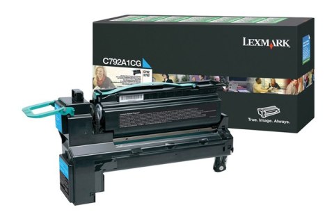 Oryginalny Toner Cyan Lexmark C792, X792 (C792A1CG) Oryginalny Toner Cyan Lexmark C792, X792 (C792A1CG)