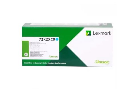 Oryginalny Toner Cyan Lexmark CS820 (72K2XC0) Oryginalny Toner Cyan Lexmark CS820 (72K2XC0)