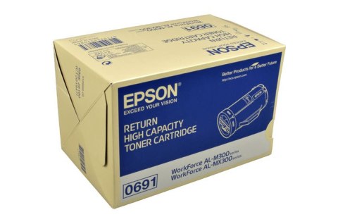 Oryginalny Toner Czarny Epson AL-M300, AL-MX300 (C13S050691, S050691, 0691) Oryginalny Toner Czarny Epson AL-M300, AL-MX300 (C13S050691, S050691, 0691)