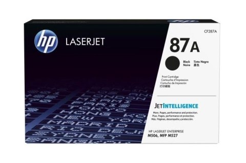 Oryginalny Toner Czarny HP LaserJet Enterprise M501, M506, M527 (87A CF287A) Oryginalny Toner Czarny HP LaserJet Enterprise M501, M506, M527 (87A CF287A)