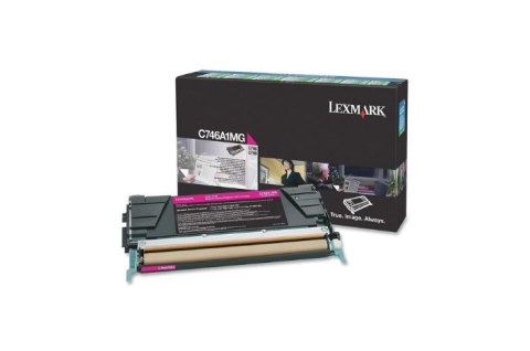 Oryginalny Toner Magenta Lexmark C746, C748 (C746A1MG) Oryginalny Toner Magenta Lexmark C746, C748 (C746A1MG)