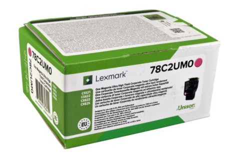 Oryginalny Toner Magenta Lexmark CS521, CS622, CX622, CX625 (78C2UM0) Oryginalny Toner Magenta Lexmark CS521, CS622, CX622, CX625 (78C2UM0)