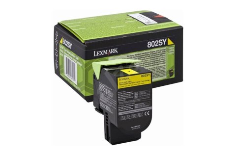 Oryginalny Toner Yellow Lexmark CX310, CX410, CX510 (80C2SY0) Oryginalny Toner Yellow Lexmark CX310, CX410, CX510 (80C2SY0)