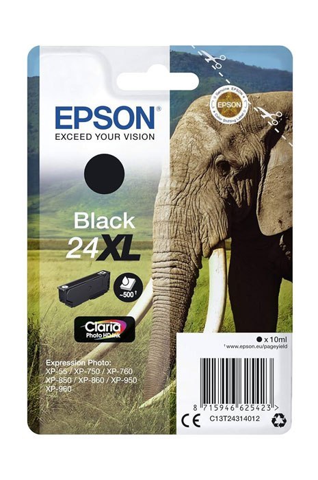 Oryginalny Tusz Black Epson 24XL (T2431, C13T24314012) Oryginalny Tusz Black Epson 24XL (T2431, C13T24314012)