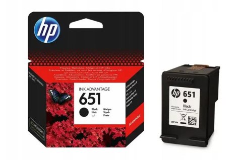 Oryginalny Tusz Black HP 651 (C2P10AE) Oryginalny Tusz Black HP 651 (C2P10AE)