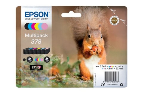 Oryginalny Tusz CMYK Epson 378 (T3788, C13T37884010) Oryginalny Tusz CMYK Epson 378 (T3788, C13T37884010)