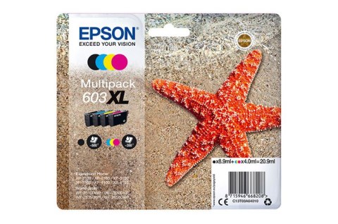 Oryginalny Tusz CMYK Epson 603XL (T03A6, C13T03A64010) Oryginalny Tusz CMYK Epson 603XL (T03A6, C13T03A64010)