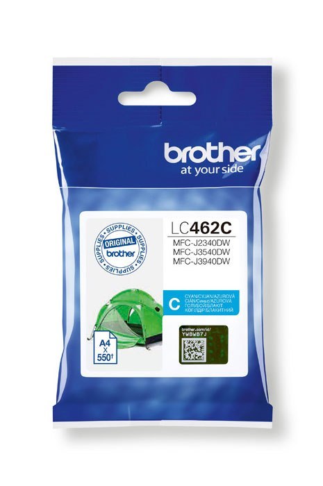 Oryginalny Tusz Cyan Brother LC-462C, LC462C Oryginalny Tusz Cyan Brother LC-462C, LC462C