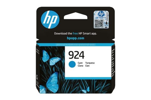 Oryginalny Tusz Cyan HP 924 (4K0U3NE) Oryginalny Tusz Cyan HP 924 (4K0U3NE)