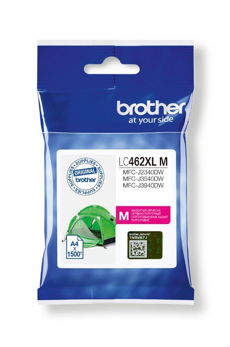 Oryginalny Tusz Magenta Brother LC-462XLM, LC462XLM Oryginalny Tusz Magenta Brother LC-462XLM, LC462XLM