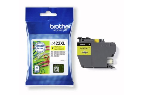 Oryginalny Tusz Yellow Brother LC-422XLY (LC422XLY) Oryginalny Tusz Yellow Brother LC-422XLY (LC422XLY)