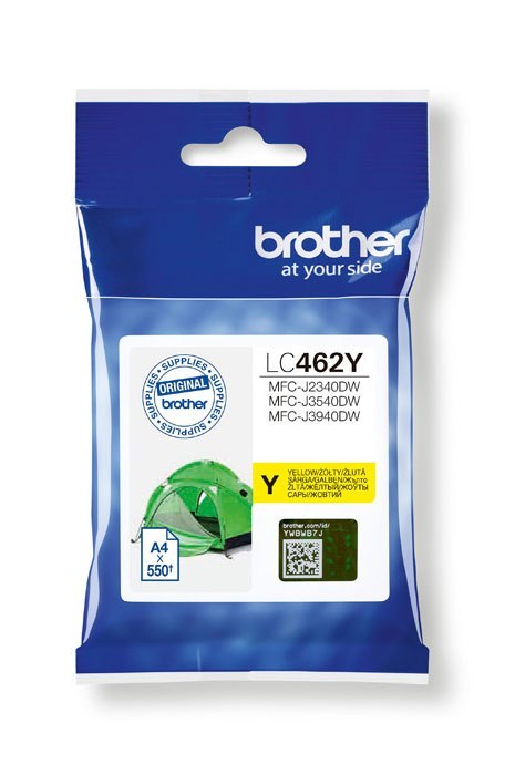 Oryginalny Tusz Yellow Brother LC-462Y, LC462Y Oryginalny Tusz Yellow Brother LC-462Y, LC462Y