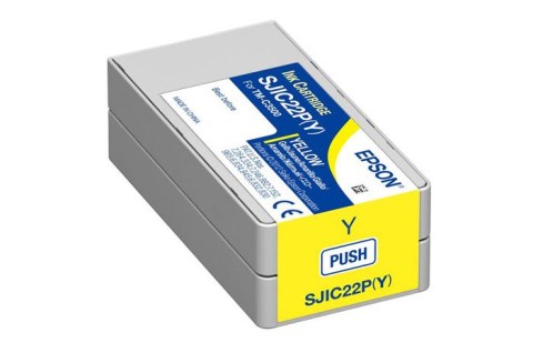 Oryginalny Tusz Yellow Epson SJIC22PY, SJI-C22PY, SJIC-22PY (C33S020604) Oryginalny Tusz Yellow Epson SJIC22PY, SJI-C22PY, SJIC-22PY (C33S020604)