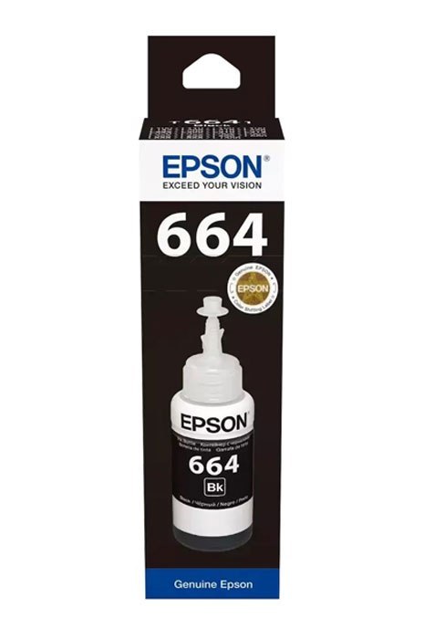 Oryginalny Tusz w butelce Black Epson 664 (T6641, C13T66414A) Oryginalny Tusz w butelce Black Epson 664 (T6641, C13T66414A)