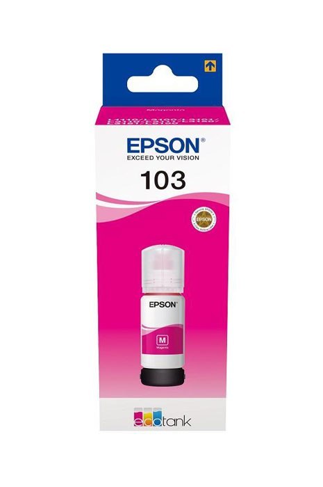 Oryginalny Tusz w butelce Magenta Epson 103 (T00S3, C13T00S34A) Oryginalny Tusz w butelce Magenta Epson 103 (T00S3, C13T00S34A)