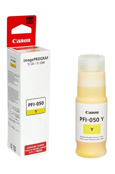 Oryginalny Tusz w butelce Yellow Canon PFI-050Y, PFI050Y (5701C001) Oryginalny Tusz w butelce Yellow Canon PFI-050Y, PFI050Y (5701C001)
